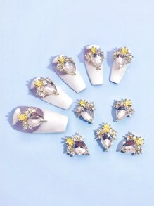 10pcs Rhinestone Nail Art Decoration