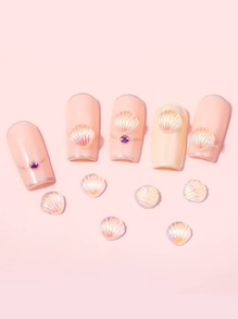 10pcs Shell Shaped Nail Art Decoration