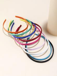 10pcs Simple Plain Hair Hoop