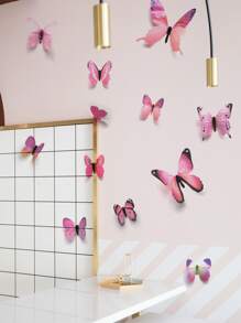 12pcs 3D Butterfly Sticker