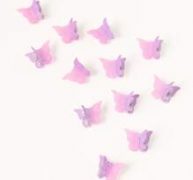 12pcs Butterfly Decor Hair Claw
