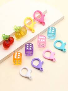 12pcs Dice & Cherry DIY Jewelry Accessory