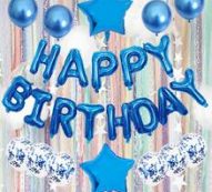 15pcs Birthday Party Balloon Set