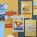 15pcs Oil Painting Pattern Postcard