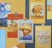 15pcs Oil Painting Pattern Postcard