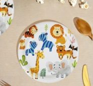 16pcs Cartoon Disposable Plate