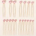 18pcs Faux Pearl Decor Hair Pin