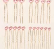18pcs Faux Pearl Decor Hair Pin