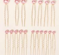 18pcs Faux Pearl Decor Hair Pin