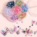 1box Faux Pearl Nail Art Decoration