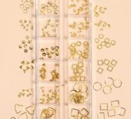 1box Geometric Nail Art Decoration