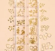 1box Geometric Nail Art Decoration