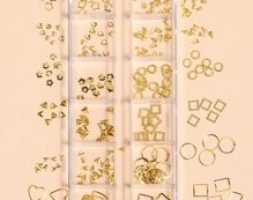 1box Geometric Nail Art Decoration