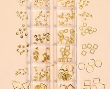 1box Geometric Nail Art Decoration