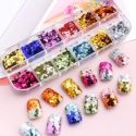 1box Geometric Nail Art Sequin