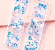 1box Star & Moon Shaped Sequin Nail Art Decoration