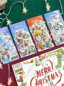 1pack Christmas Pattern Sticker