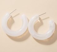 1pair Cuff Hoop Earrings