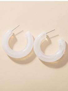 1pair Cuff Hoop Earrings