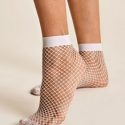 1pair Fishnet Ankle Socks