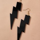 1pair Lightning Drop Earrings