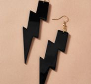 1pair Lightning Drop Earrings