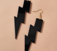 1pair Lightning Drop Earrings