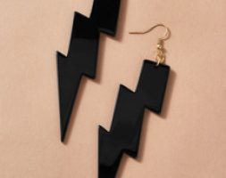 1pair Lightning Drop Earrings