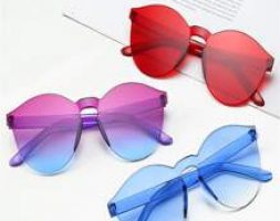 1pair Random Color Sunglasses