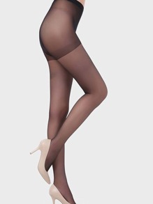 1pair Solid Stockings