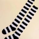 1pair Striped Stockings