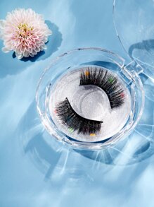 1pair Volumized False Eyelashes