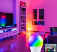 1pc 10W Led Light Bulb With Remote Control