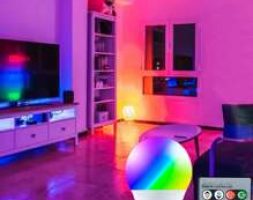 1pc 10W Led Light Bulb With Remote Control