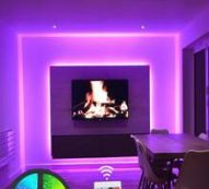 1pc 24 Key 5M Multicolored Strip Light With Remote Control