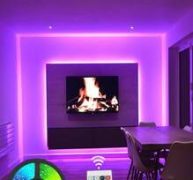 1pc 24 Key 5M Multicolored Strip Light With Remote Control