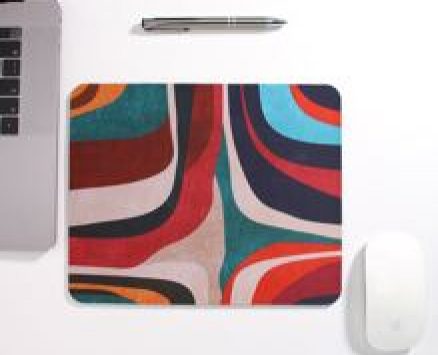 1pc Abstract Pattern Mouse Pad