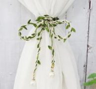 1pc Artificial Woven Vine Curtain Tieback