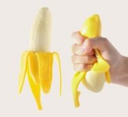1pc Banana Shaped Squeeze Toy
