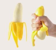 1pc Banana Shaped Squeeze Toy