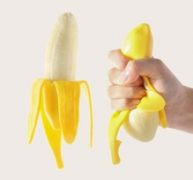 1pc Banana Shaped Squeeze Toy