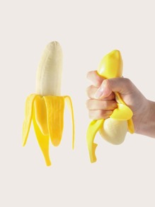 1pc Banana Shaped Squeeze Toy