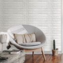 1pc Brick Effect Foam Wall Sticker