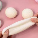 1pc Bun Shaped Squeeze Toy
