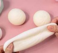 1pc Bun Shaped Squeeze Toy