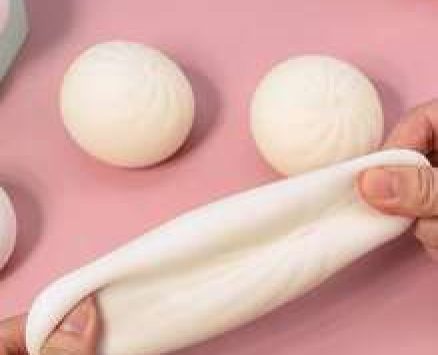 1pc Bun Shaped Squeeze Toy