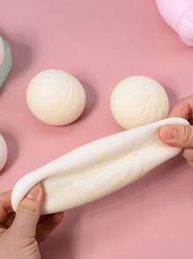 1pc Bun Shaped Squeeze Toy