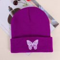 1pc Butterfly Embroidery Beanie