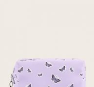 1pc Butterfly Print Makeup Bag