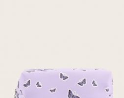 1pc Butterfly Print Makeup Bag